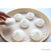 MsFeng Reusable FDA Approved BPA Free Silicone Non-Stick Liner/Mat/Mesh 4 Pcs Round (9.5 inch/24 cm) Silicone Dumplings Pad Steamed Buns Baking Pastry Dim Sum Mesh - B075H9BNPY